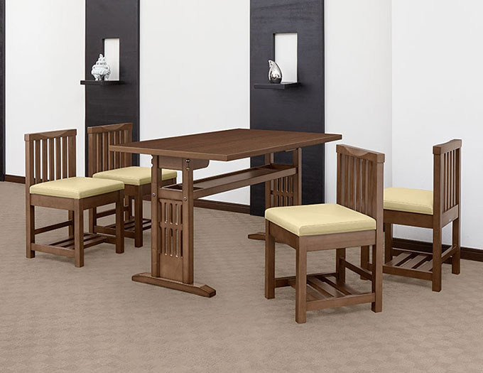 生駒椅子 ＆ HJD 棚付 - 太子 Dテーブルセット