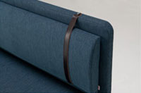 ベルトカラーダークブラウン