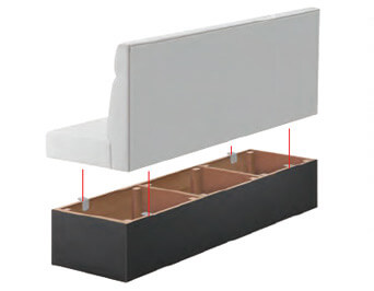 バンE2　背＋台輪固定式 特長