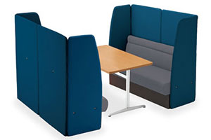 ミーティングブースにもなります