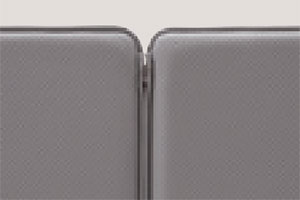 ファスナーでジョイント