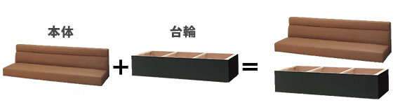 本体と台輪をそれぞれ選びます