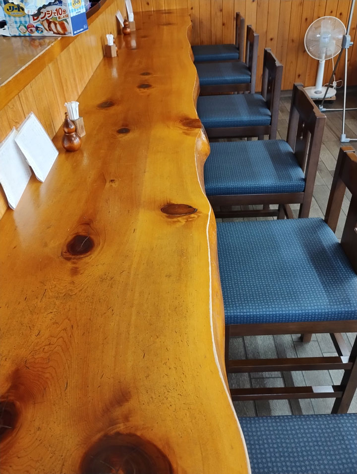 ユズカウンター 納品例