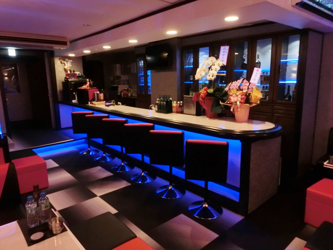 クラブ・スナックの業務家具納品例