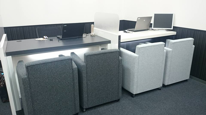 店舗の業務用家具納品例