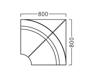 コーナーサイズ