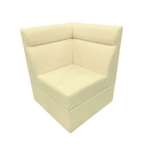 T-ボックスソファ（アイボリー） 角コーナー