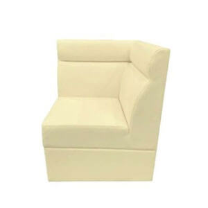 T-ボックスソファ（アイボリー） 角コーナー