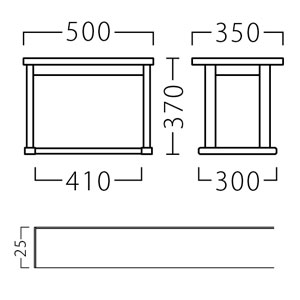 律テーブルサイズ