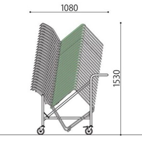SFIDA-B（最大25台積載時）サイズ