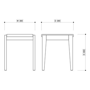 キノット スツールサイズ