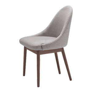 レイ アームレスチェア(木製脚)