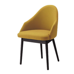 レイ アームチェア(木製脚)