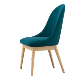 レイ ハイバックチェア(木製脚)