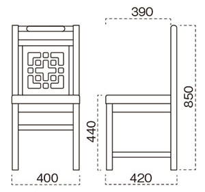 青島椅子サイズ