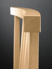 背もたれ部 横面