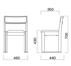 宮津椅子サイズ