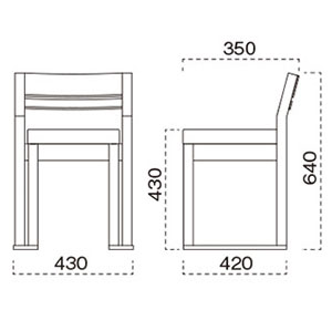 佐竹椅子サイズ