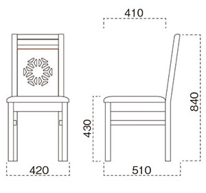 宇治椅子サイズ