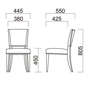 ジョージ（鋲付）サイズ