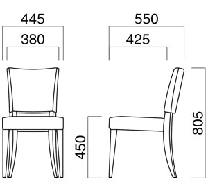 ジョージ(鋲無)サイズ