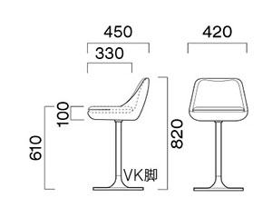 ロマン VK-CR 360φサイズ