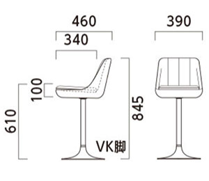 ピカソK VK-CRサイズ