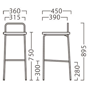 ペネトスタンドサイズ