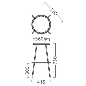 サブレスタンドサイズ