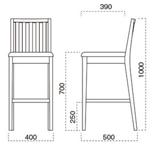 阿曽スタンド椅子サイズ