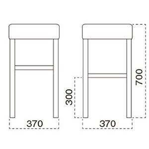 保津スタンド椅子サイズ