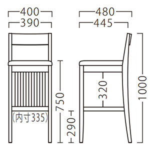 柵スタンドサイズ