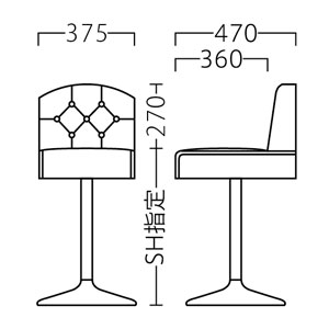 グラウルスタンドサイズ