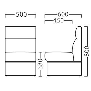 フーガ W500サイズ