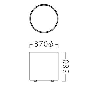 D-4503(パメラスツール)サイズ