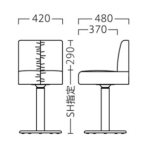 ウィリースタンドⅡサイズ