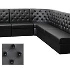 T-ボタン留めソファ