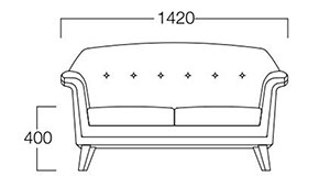 スージー2人掛サイズ