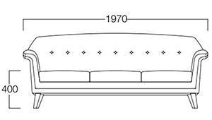 スージー3人掛サイズ