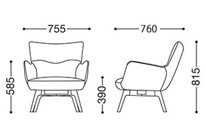 トロンハイム ウッドサイズ