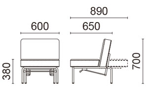 スリーパーラウンジ サイズ