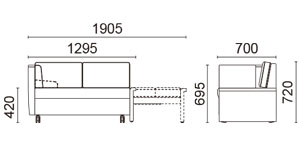 スリーパーソファCサイズ