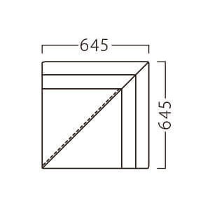 コンフルコーナーサイズ