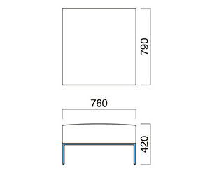 キューブスツールサイズ