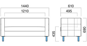 バレット ラウンド2Pサイズ
