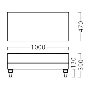 ドレープW1000サイズ