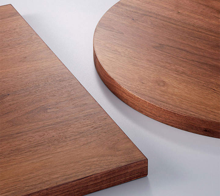 CTA-02 ウォールナット突板 木縁巻き ストレートタイプ