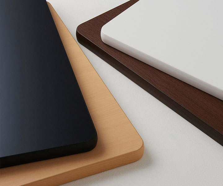 CTB-13～16 メラミン化粧板天板 ソフトエッジ