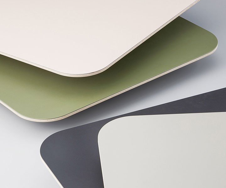 ファニチャーリノリウム・バーチ合板船底タイプ天板 CTC-05～08