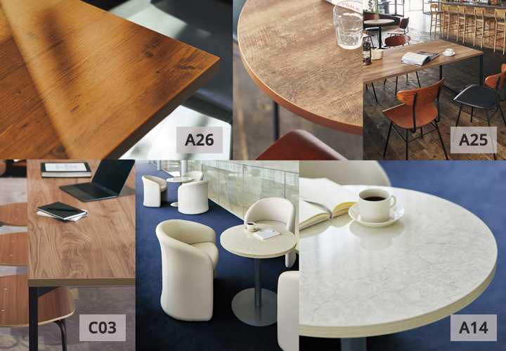 FT2テーブル天板 ABS樹脂エッジタイプ